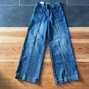 Kut from the Kloth Wide-Leg Denim Jeans